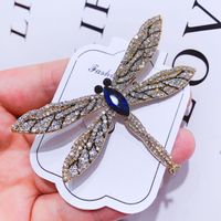 Simple Style Rabbit Swan Butterfly Alloy Plating Hollow Out Inlay Rhinestones Women's Brooches sku image 5