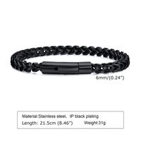 Simple Style Solid Color Stainless Steel Bracelets sku image 6