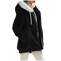 Women's Fashion Solid Color Patchwork Zipper Coat main image 5