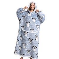 Pijama Transpirable De Poliéster De Terciopelo Con Cuello Redondo Animal sku image 3