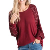 Fashion Solid Color Polyester Round Neck Long Sleeve Batwing Sleeve Sequins Hoodie main image 5