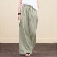 Women's Daily Casual Solid Color Full Length Wide Leg Pants main image 5