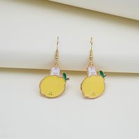 Fashion Dog Cat Alloy Stoving Varnish Women's Drop Earrings 1 Pair main image 2