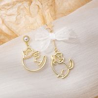 Fashion Cat Horse Alloy Plating Women's Drop Earrings 1 Pair sku image 17