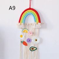 Mode Regenbogen Baumwoll Seil Hängende Ornamente sku image 9