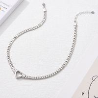 Ig Style Heart Shape Stainless Steel Plating Necklace sku image 3