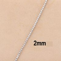Fashion Geometric Copper Inlay Zircon Necklace 1 Piece sku image 1