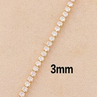 Fashion Geometric Copper Inlay Zircon Necklace 1 Piece sku image 3