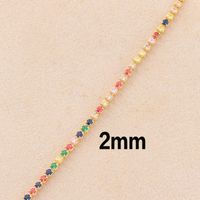 Fashion Geometric Copper Inlay Zircon Necklace 1 Piece sku image 5