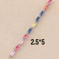 Fashion Geometric Copper Inlay Zircon Necklace 1 Piece sku image 12
