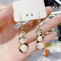 1 Pair Fashion Letter Square Heart Shape Inlay Imitation Pearl Alloy Artificial Gemstones Earrings sku image 96
