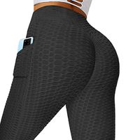 Women's Fashion Solid Color Polyester Pocket Active Bottoms Leggings main image 5