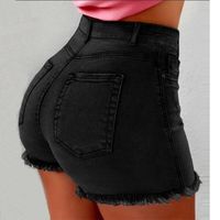 Women's Daily Fashion Solid Color Shorts Washed Jeans Shorts main image 4
