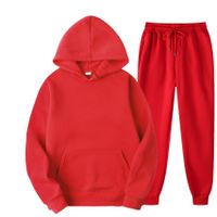 Damen-Hoodies-Sets Lange Ärmel Lässig Einfarbig main image 8