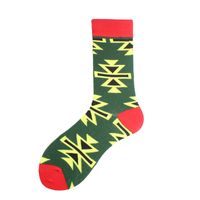 Men's Casual Letter Cotton Polyester Cotton Crew Socks A Pair sku image 9
