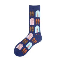 Men's Casual Letter Cotton Polyester Cotton Crew Socks A Pair sku image 15