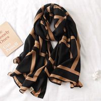 Women's Fashion Star Heart Shape Cotton And Linen Printing Cotton Linen Scarves main image 5