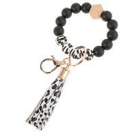 Simple Style Color Block Silica Gel Beaded Women's Keychain 1 Piece sku image 13