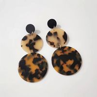 Fashion Leopard Acetic Acid Sheets Women's Drop Earrings 1 Pair sku image 1