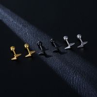 1 Piece Fashion Lightning Stainless Steel Plating Ear Studs main image 1