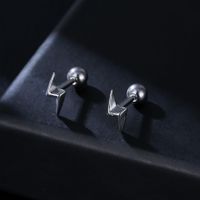 1 Piece Fashion Lightning Stainless Steel Plating Ear Studs main image 2