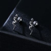 1 Piece Fashion Snake Stainless Steel Plating Ear Studs main image 5