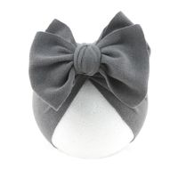 Baby Girl's Baby Boy's Simple Style Solid Color Big Bow Baby Hat sku image 8