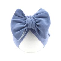 Baby Girl's Baby Boy's Simple Style Solid Color Big Bow Baby Hat sku image 10