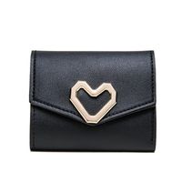 Women's Heart Shape Pu Leather Magnetic Buckle Wallets main image 5