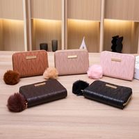 Women's Solid Color Pu Leather Zipper Wallets main image 1