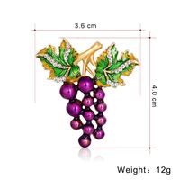 Mode Traube Legierung Überzug Strasssteine Frau Broschen main image 5
