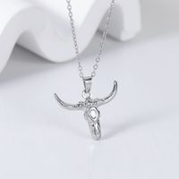 Ethnic Style Cattle Stainless Steel Plating Necklace 1 Piece main image 5