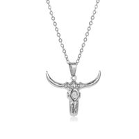Ethnic Style Cattle Stainless Steel Plating Necklace 1 Piece sku image 1