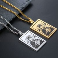 Ethnic Style Virgin Mary Stainless Steel Plating Necklace 1 Piece main image 1
