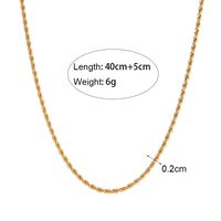 Retro Geometric Stainless Steel Plating Necklace main image 3