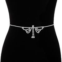 1 Piece Sexy Butterfly Alloy Plating Artificial Rhinestones Women's Waist Chain main image 5