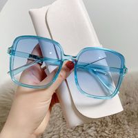 Retro Sweet Square Ac Square Clips Women's Sunglasses sku image 3