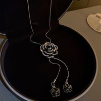 Estilo Vintage Letra Aleación Embutido Perlas Artificiales Diamantes De Imitación Mujeres Collar 1 Pieza sku image 21