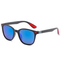Retro Color Block Pc Square Full Frame Men's Sunglasses sku image 5