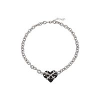 Moda Forma De Corazón Aleación Acero Titanio Enchapado Diamantes De Imitación Perlas Artificiales Mujeres Pulsera main image 4