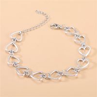 Fashion Heart Shape Alloy Titanium Steel Plating Rhinestones Artificial Pearls Women'S Bracelets sku image 17