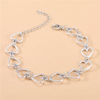 Moda Forma De Corazón Aleación Acero Titanio Enchapado Diamantes De Imitación Perlas Artificiales Mujeres Pulsera sku image 17