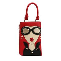 Korean Style Fashion Cartoon Mobile Phone Bag Trend Personality One-shoulder Hand-held Diagonal Bag 15*23*3cm main image 6