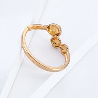 Wholesale Circle Ring Diamond Opening Simple Bracelet Europe And The United States Alloy Jewelry main image 4