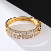 Simple European And American Bracelet Light Luxury Style Double-layer Diamond-studded Bracelet main image 4
