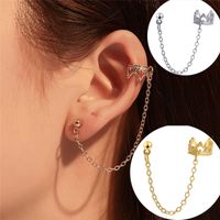 Wholesale Jewelry Ethnic Style Flower Artificial Gemstones Plating Earrings main image 1