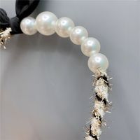 Rabbit Ears Wire Gold Wire Winding Color Cute Pearls Headband main image 4