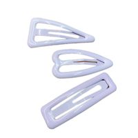 Heart Shaped Bb Clips Metal Hair Side Clips Solid Color Alloy Hairpin main image 6