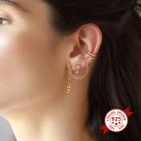 Fashion Snowflake Inlaid Zircon Star Copper Earrings Wholesale main image 5