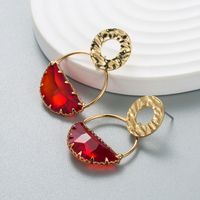 Lady Heart Stoving Varnish Alloy No Inlaid Earrings sku image 2